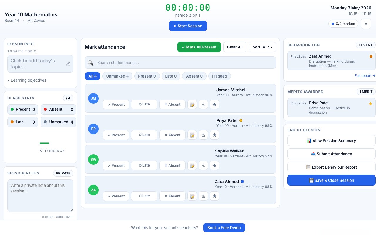 Teacher Classroom preview